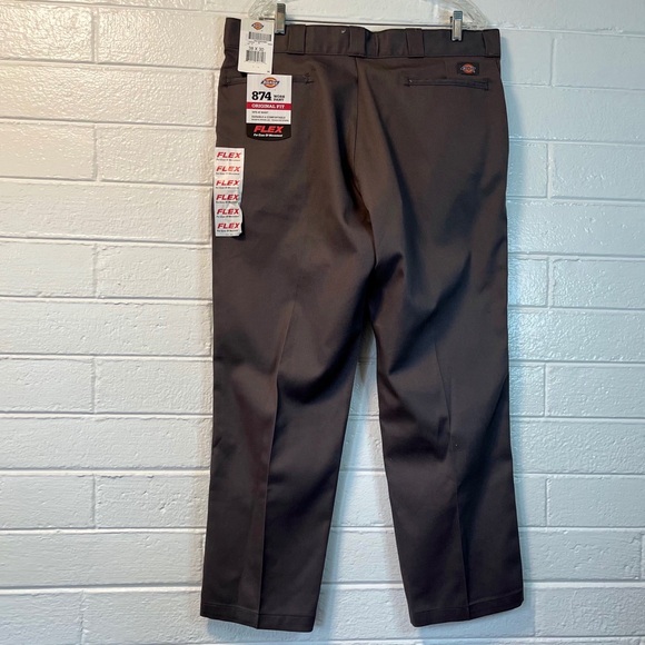 DICKIES 874 FLEX Casual Men's Gray work / leisure Pants NWT 38 X 30 - Picture 6 of 14